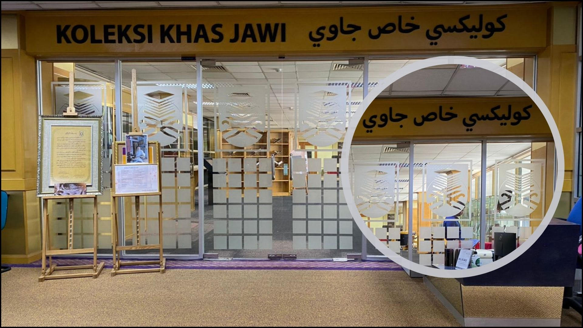 Pembelian dan Pemasangan Tanda Nama Koleksi Khas Jawi