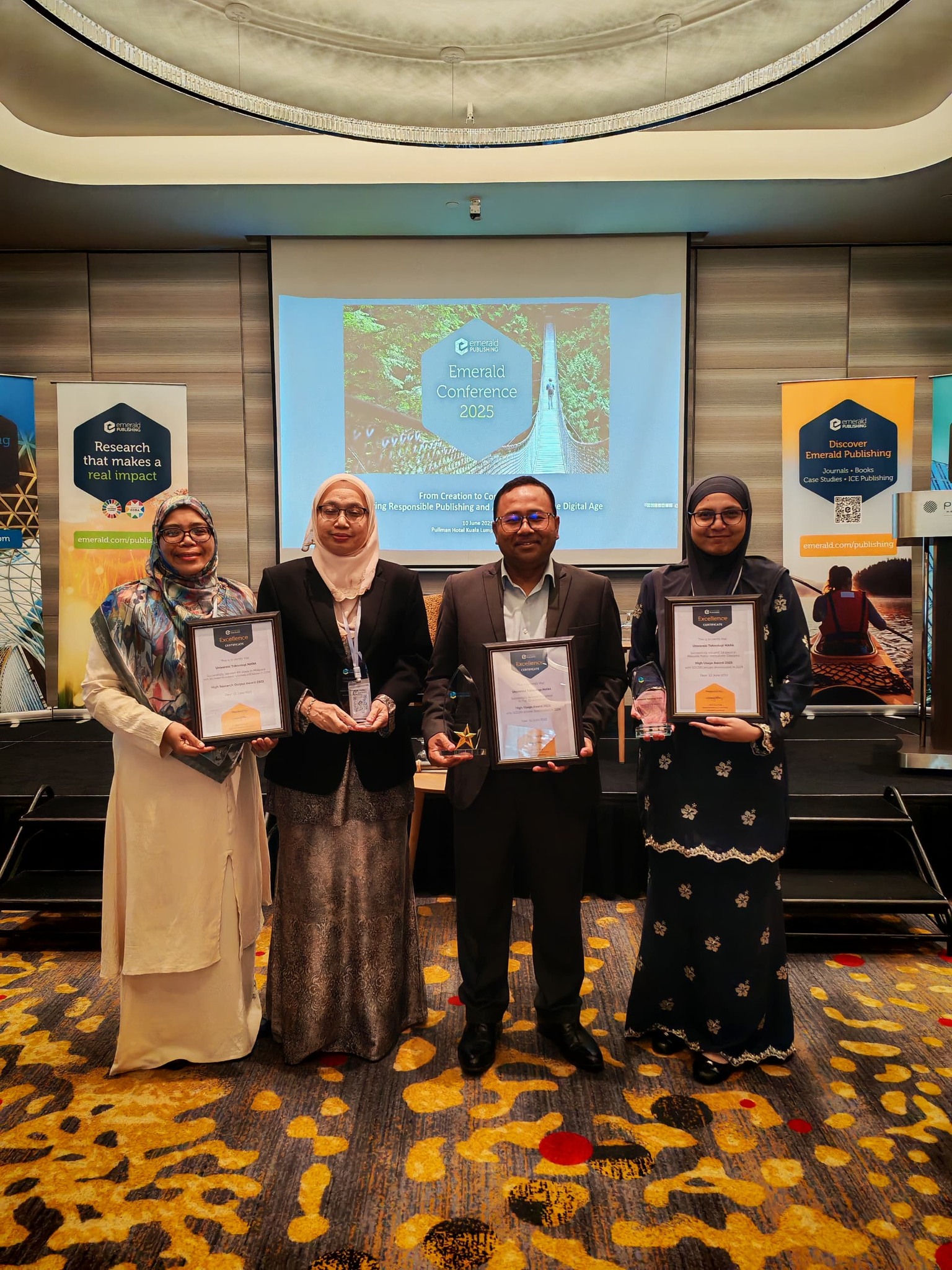 Perpustakaan UiTM Raih Pengiktirafan Antarabangsa dalam Emerald Awards 2025
