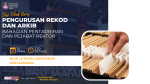 Sesi Libat Urus Pengurusan Rekod dan Arkib Bersama Bahagian Pentadbiran dan Pejabat Rektor